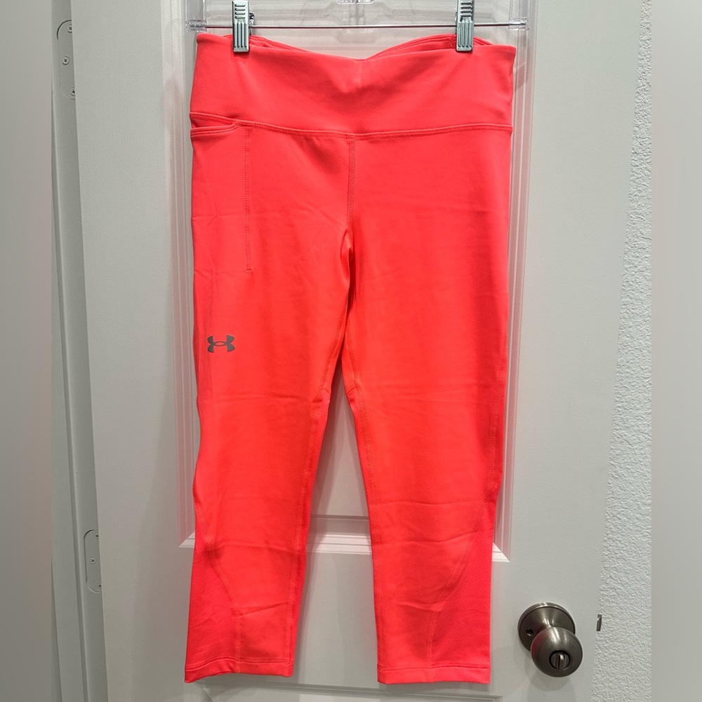 Under Armour Vibrant Pink/Orange (Coral) Leggings